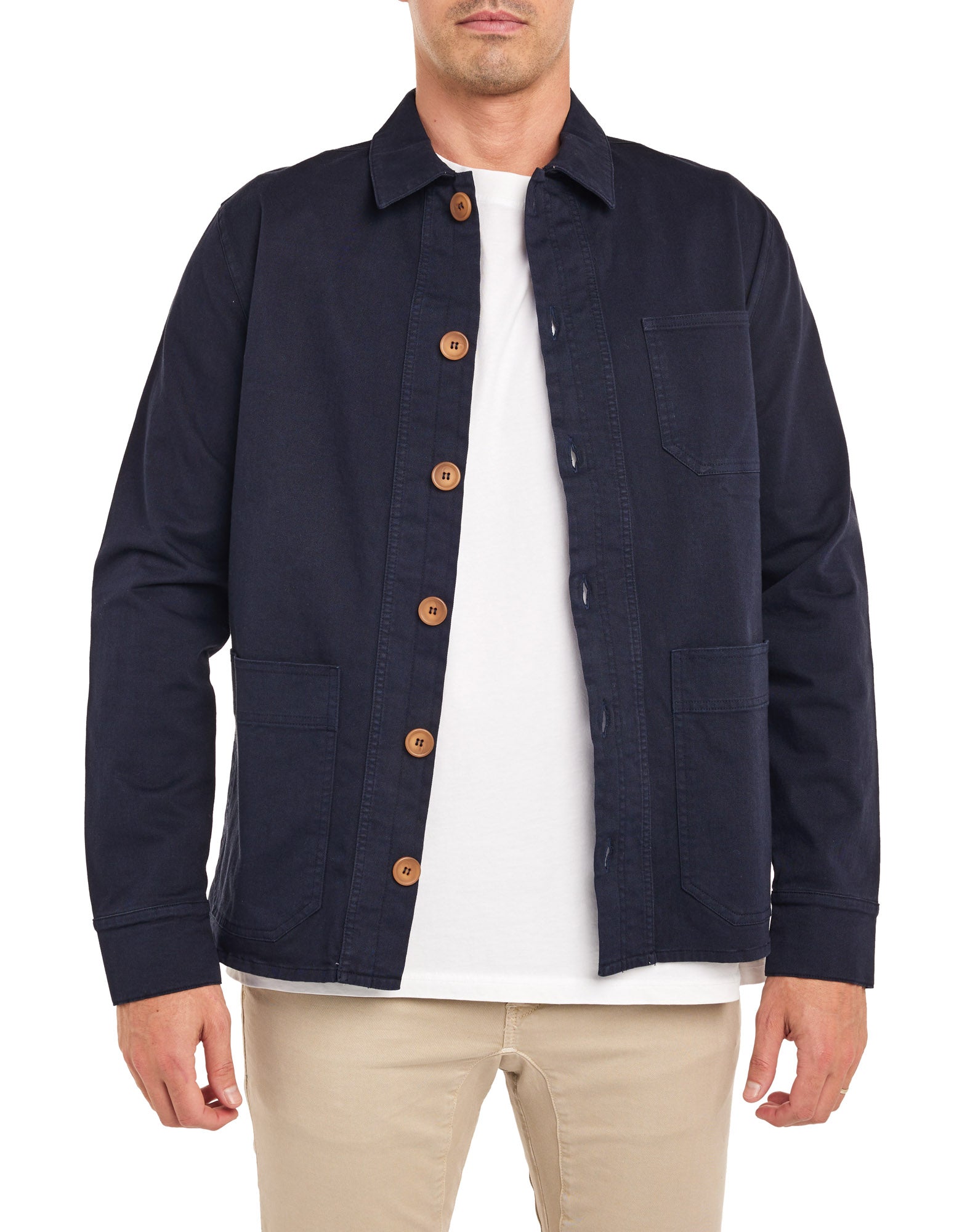 veste worker night PULLIN en coton