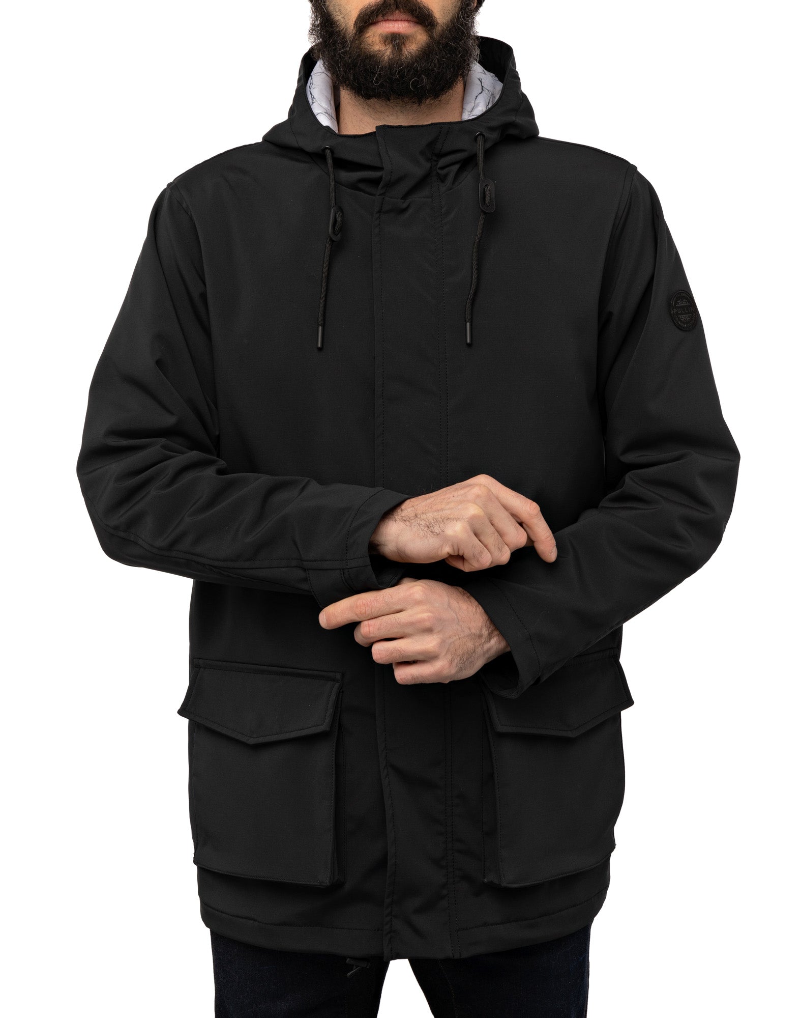 wind-stopper blackmarble PULLIN en nylon