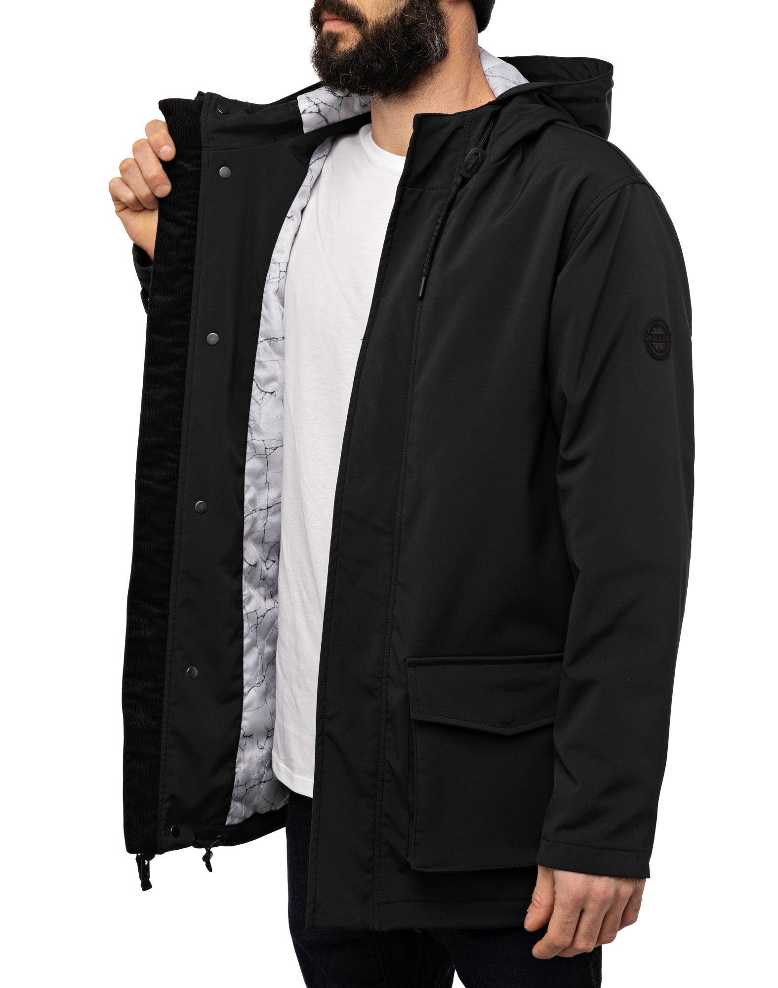 wind-stopper blackmarble PULLIN en nylon