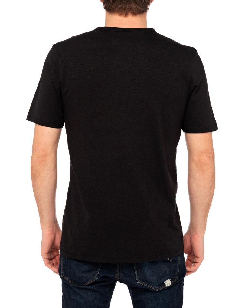 Men's t-shirt BOUTONNE BLACK