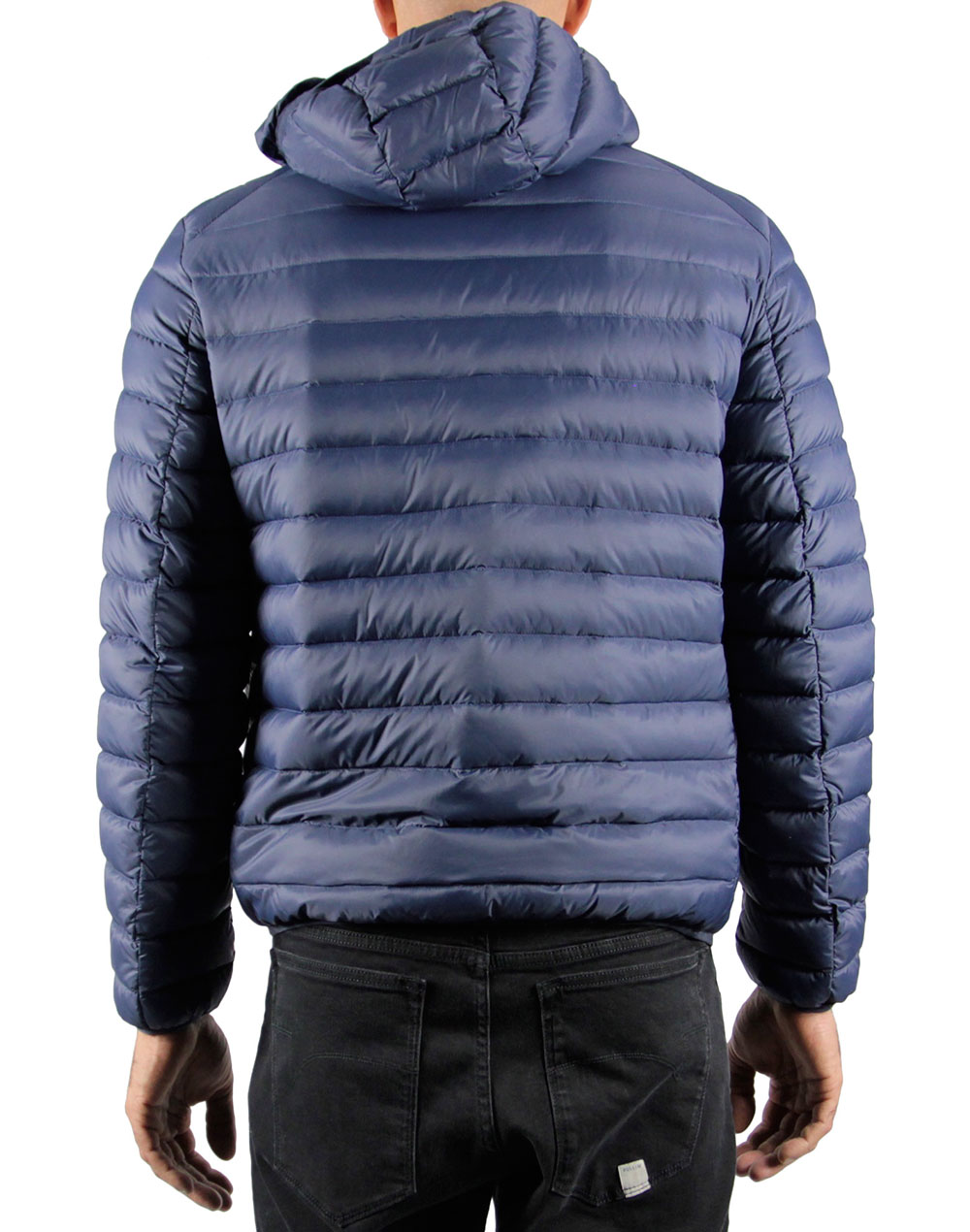 Men's feather jacket with hood FREEZE2