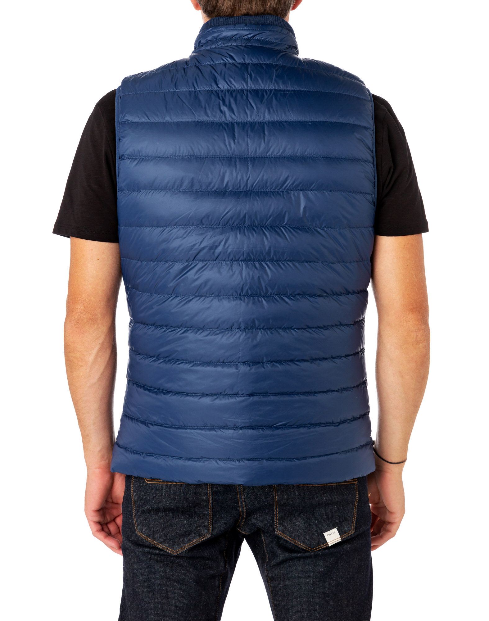 Men's feather jacket without sleeves COCO