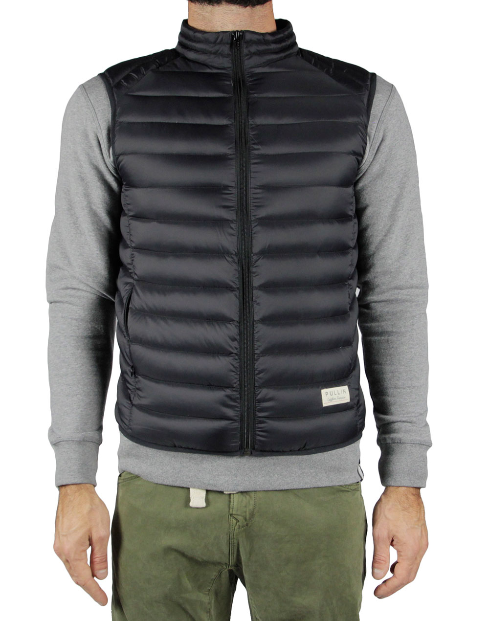 Men's feather jacket without sleeves LEAP