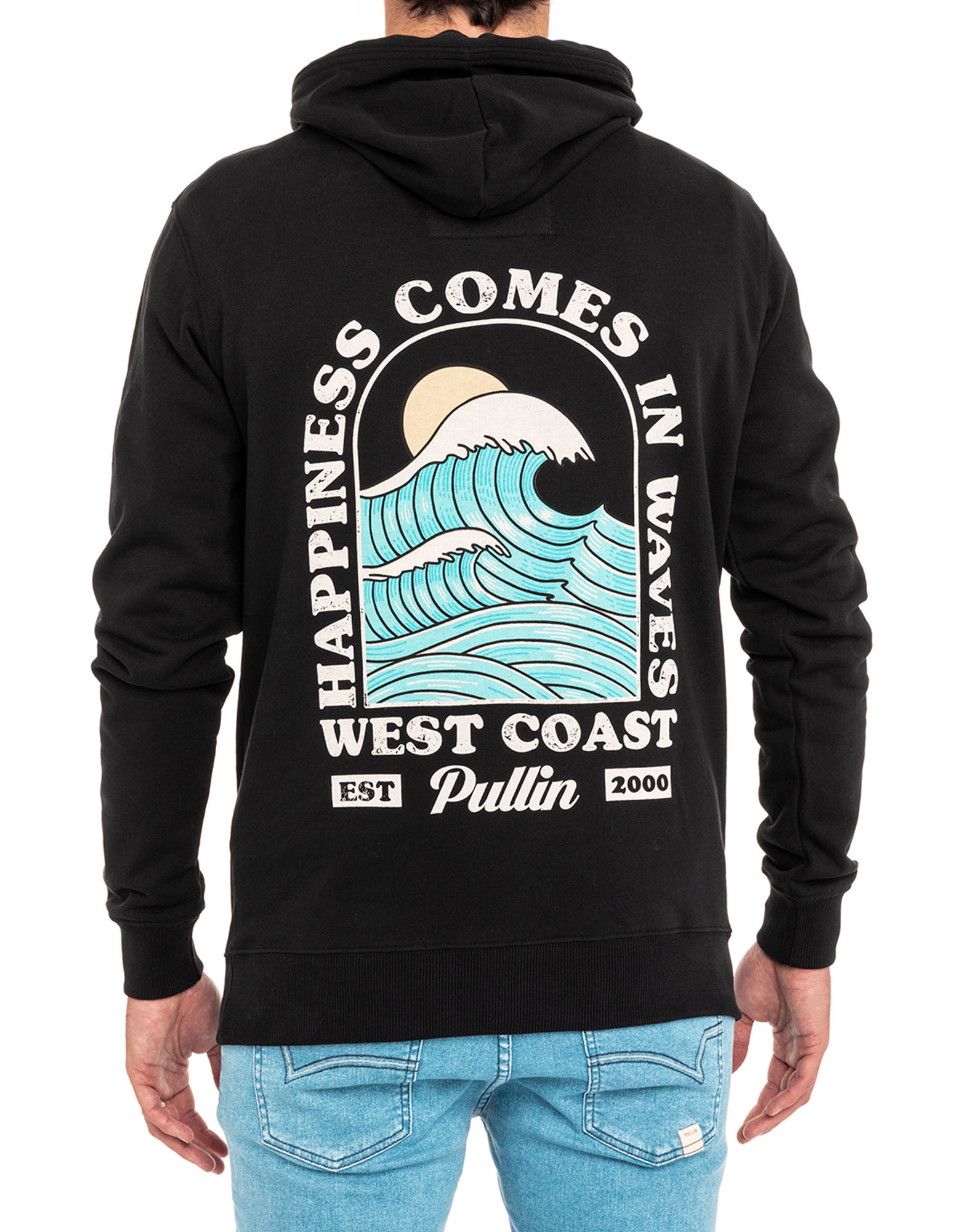 Men's sweat hoodie WAVES